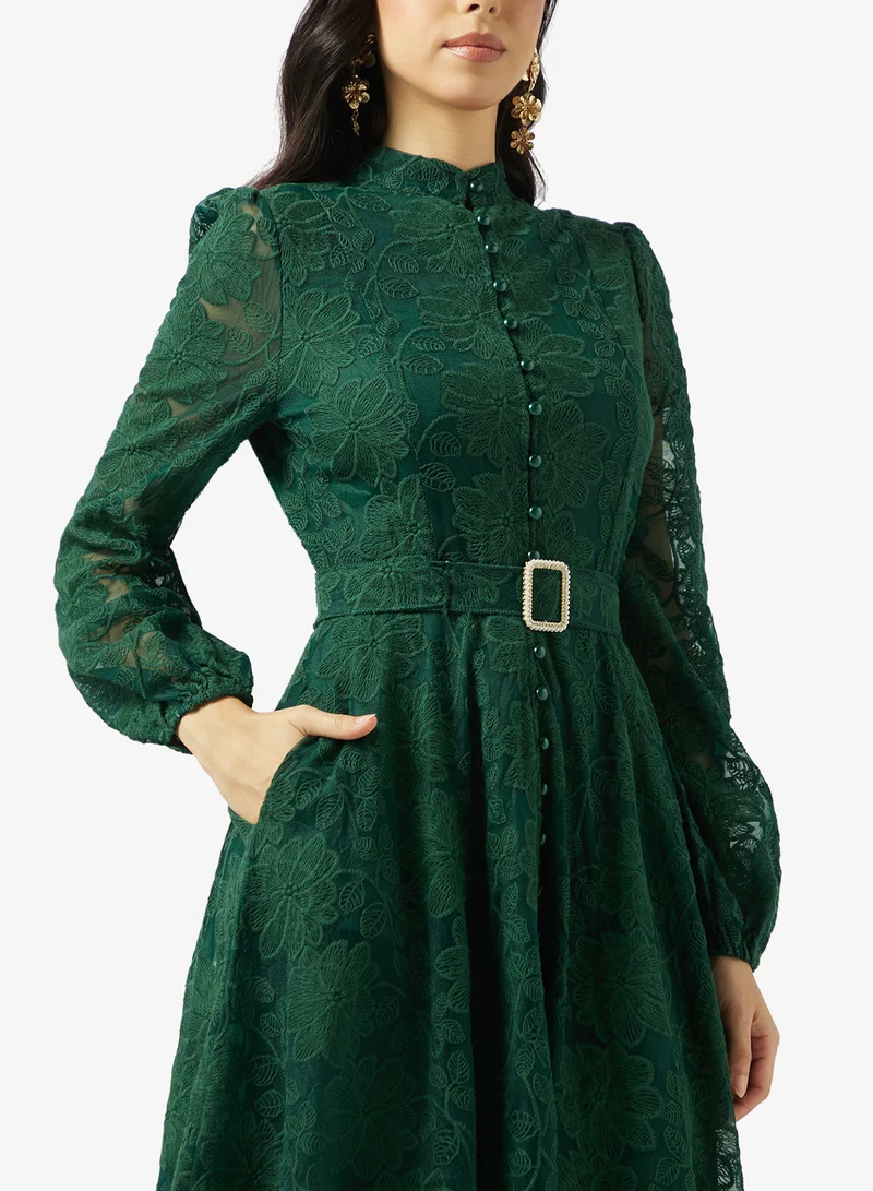 Khizana  Lace A-line Dress for Women | Best Price UAE